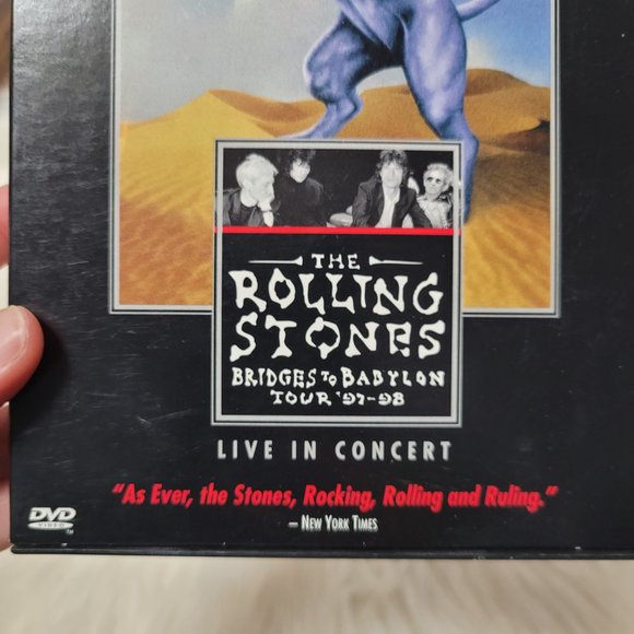 The Rolling Stones Bridges to Babylon Tour 1997-98 Live In Concert DVD Vintage - Picture 2 of 6